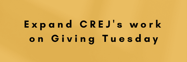 Expand CREJ's work on Giving Tuesday